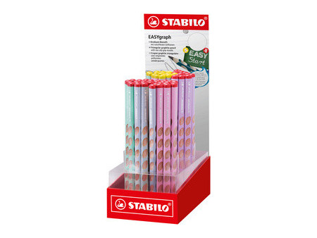 STABILO Crayon à papier d'apprentissage EASYgraph Pastel