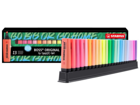 STABILO Surligneur BOSS ORIGINAL by Snooze One, set bureau