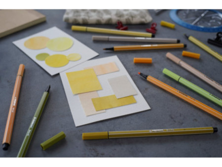 STABILO Set de feutres Pen 68 & point 88 Pastellove, étui