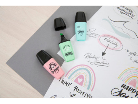 STABILO Kit écriture Mini World Pastellove, étui de 18