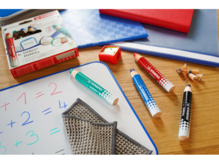 STABILO Crayon marqueur MARKdry, étui de 4