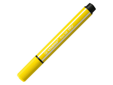 STABILO Feutre Pen 68 MAX, jaune citron