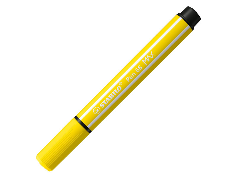 STABILO Feutre Pen 68 MAX, jaune citron