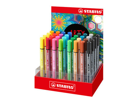STABILO Feutre Pen 68 MAX, présentoir de 32 pièces ARTY
