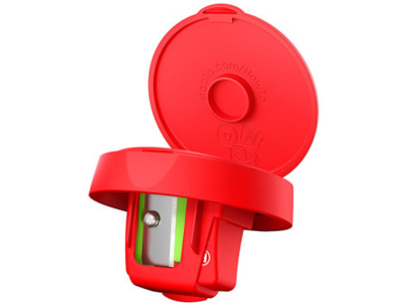 STABILO Taille-crayon à réservoir woody 3 en 1, rouge