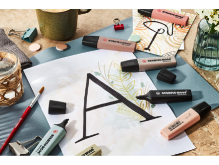 STABILO Surligneur 'BOSS ORIGINAL' NatureCOLORS, étui de 8