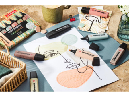 STABILO Surligneur 'BOSS ORIGINAL' NatureCOLORS, étui de 8
