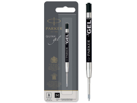 PARKER Recharge gel Z46, largeur de tracé: M, noir