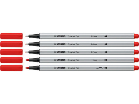 STABILO Kit créatif Creative Tips ARTY, étui métal de 30