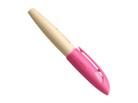 STABILO Stylo plume EASYbirdy Timber L, gaucher, rose
