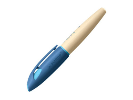 STABILO Stylo plume EASYbirdy Timber R, droitier, bleu