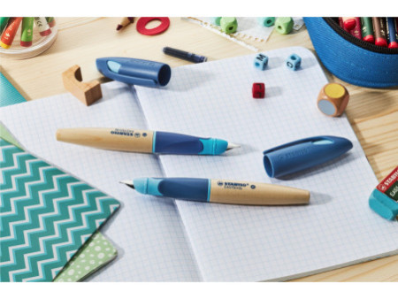STABILO Stylo plume EASYbirdy Timber R, droitier, vert