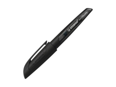 STABILO Stylo plume EASYbuddy L, gaucher, noir/noir