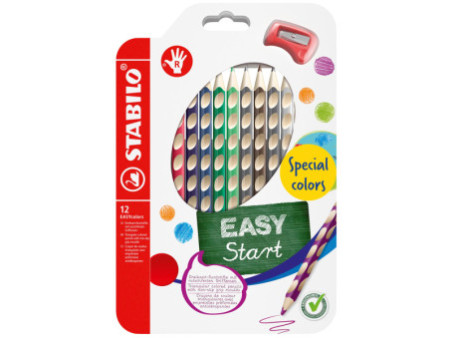 STABILO Crayon de couleur EASYcolors R, étui de 12