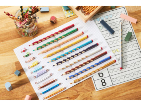 STABILO Crayon de couleur EASYcolors L, étui de 24