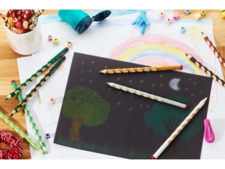 STABILO Crayon de couleur EASYcolors L, étui de 24
