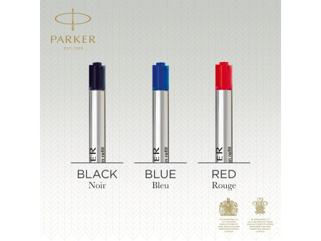 PARKER Recharge pour stylo QUINKflow, F, blister, bleu