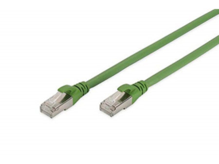 DIGITUS Câble de brassage, Cat.6A, S/FTP, 2,0 m, vert