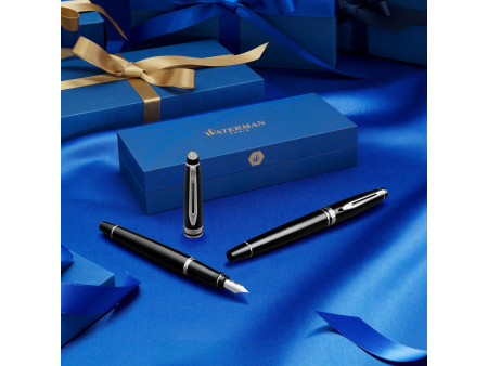 WATERMAN Stylo plume Expert Laque Noire C.T.
