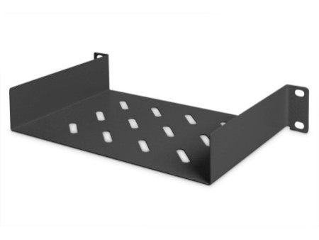 DIGITUS Etagère 10', 1U, noir RAL 9005