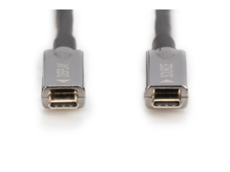 DIGITUS Câble de connexion USB type-C AOC AV, 15 m