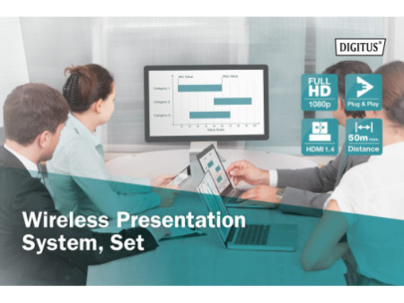 DIGITUS Système de présentation sans fil Click&Present Mini