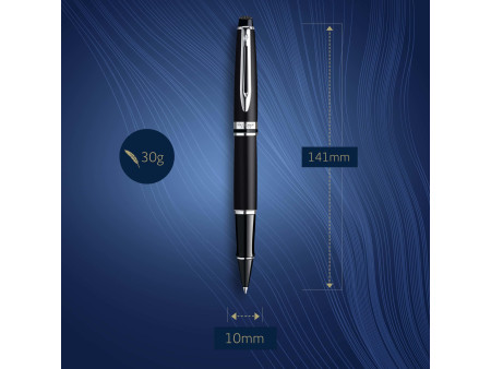 WATERMAN Stylo roller Expert, Mat C.C., noir