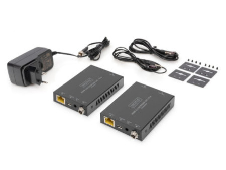 DIGITUS Kit d'extension HDMI, 4K/60Hz, 70 m, noir