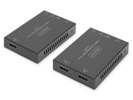 DIGITUS Kit d'extension HDMI, 4K/60Hz, 70 m, noir
