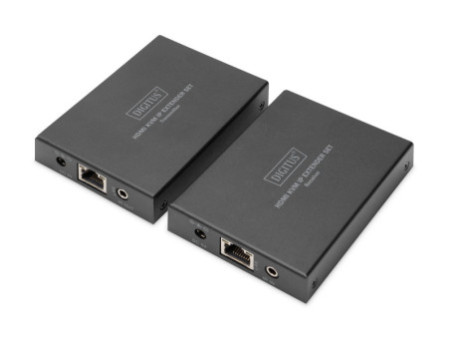 DIGITUS Kit d'extension KVM HDMI IP, noir