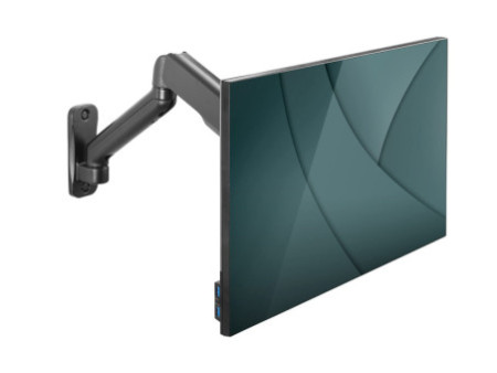 DIGITUS Support mural universel pour écran, noir
