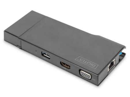 DIGITUS Station d'accueil universelle USB 3.0, 7 ports