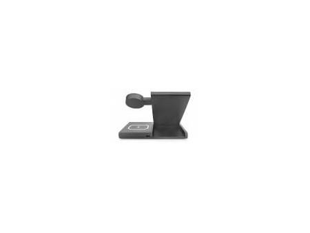 DIGITUS Station de charge sans fil 3en1, pliable, noir