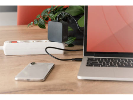 DIGITUS Chargeur pour ordinateur portable USB-C, 65 W, noir