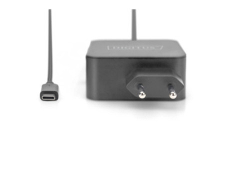 DIGITUS Chargeur pour ordinateur portable USB-C, 65 W, noir