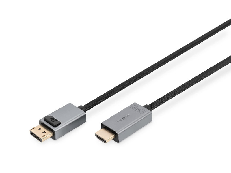 DIGITUS Câble adaptateur DisplayPort 4K DP - HDMI type A