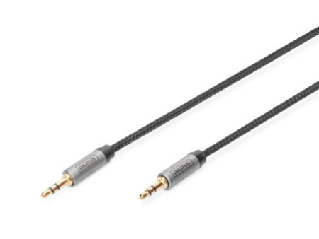 DIGITUS Câble de raccordement audio, jack mâle 3,5 mm,