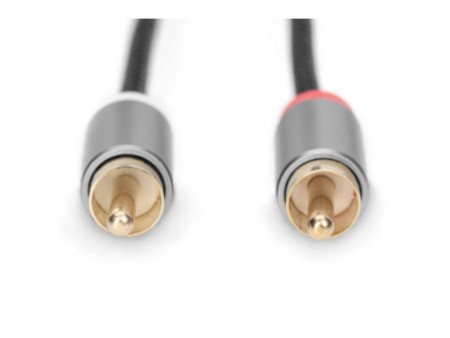 DIGITUS Câble adaptateur audio stéréo, prise jack - RCA