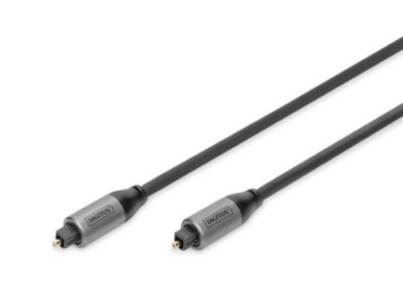 DIGITUS Câble de raccordement Toslink, fiche Toslink, 1,0 m