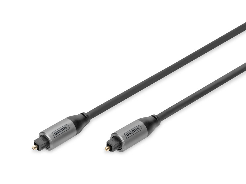 DIGITUS Câble de raccordement Toslink, fiche Toslink, 1,0 m