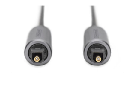 DIGITUS Câble de raccordement Toslink, fiche Toslink, 1,0 m
