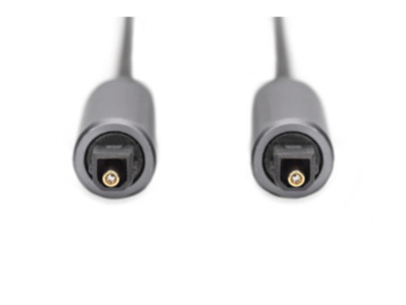 DIGITUS Câble de raccordement Toslink, fiche Toslink, 1,0 m