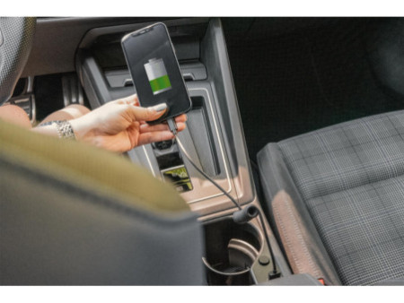 DIGITUS Câble spiralé USB 2.0, USB-A - USB-C, 1,0 m