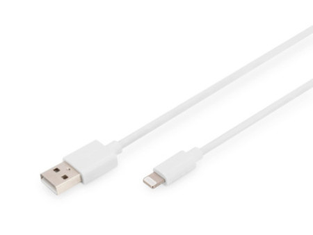 DIGITUS Câble de données/charge Lightning Apple, USB-A