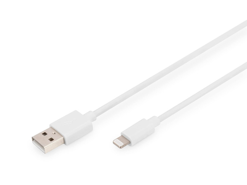 DIGITUS Câble de données/charge Lightning Apple, USB-A