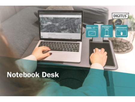 DIGITUS Notebook Desk / station de travail pour ordinateur