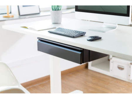 DIGITUS Tiroir de bureau, noir-mat
