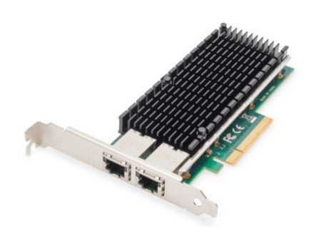 DIGITUS Adaptateur Dual Port Ethernet Server, 10 Gbit/s