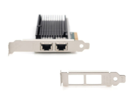 DIGITUS Adaptateur Dual Port Ethernet Server, 10 Gbit/s