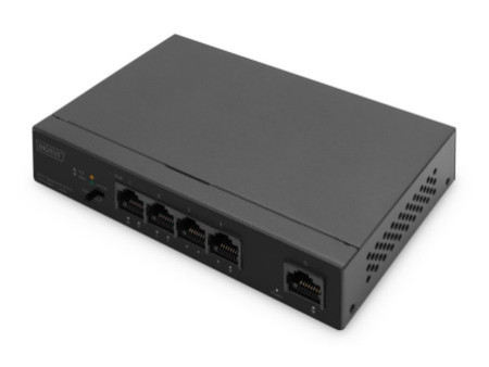 DIGITUS Commutateur Gigabit Ethernet PoE 4 ports
